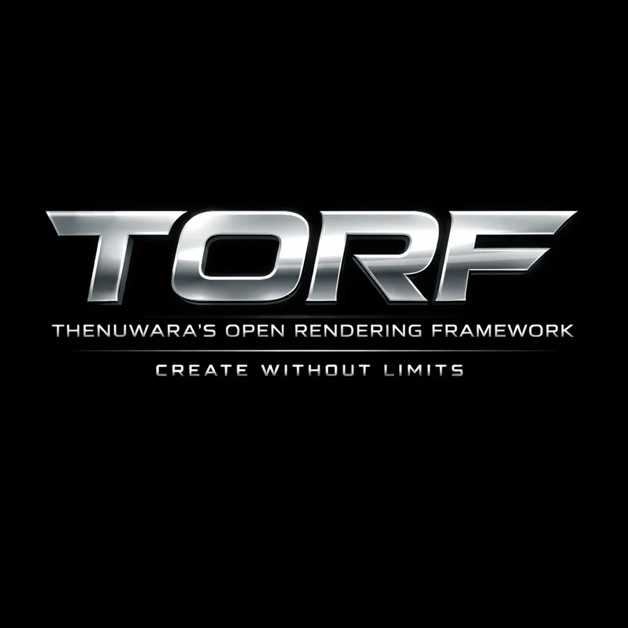TORF — Thenuwara's Open Rendering Framework logo.